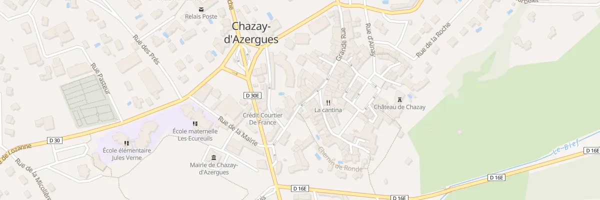 Plan du 28 Grande Rue à Chazay-d’Azergues