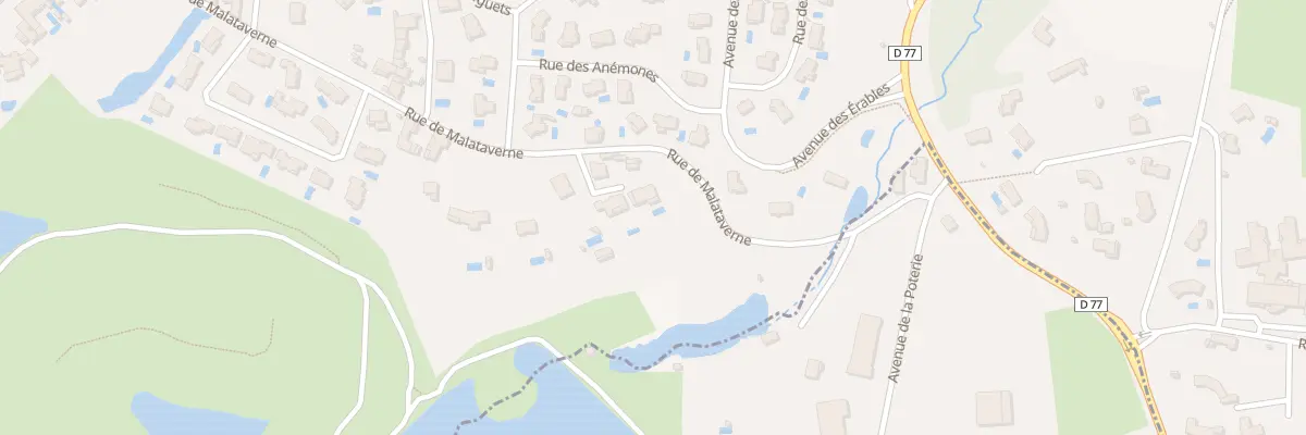 Plan du 900 Rue de Malataverne à Dommartin