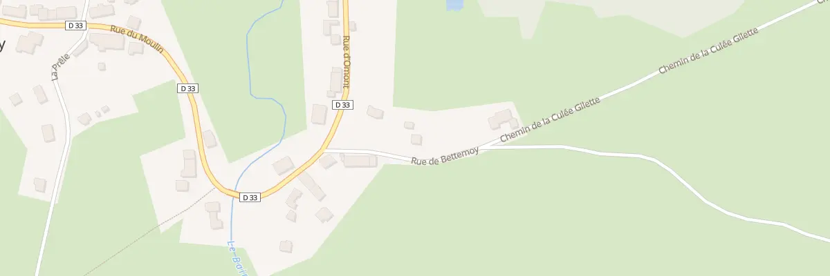 Plan du 5092 Bettemay à Chagny