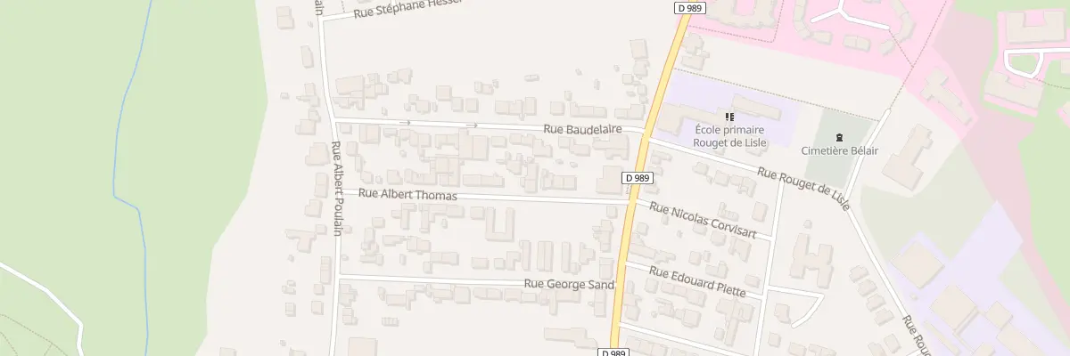 Plan du 8 Rue Albert Thomas à Charleville-Mézières