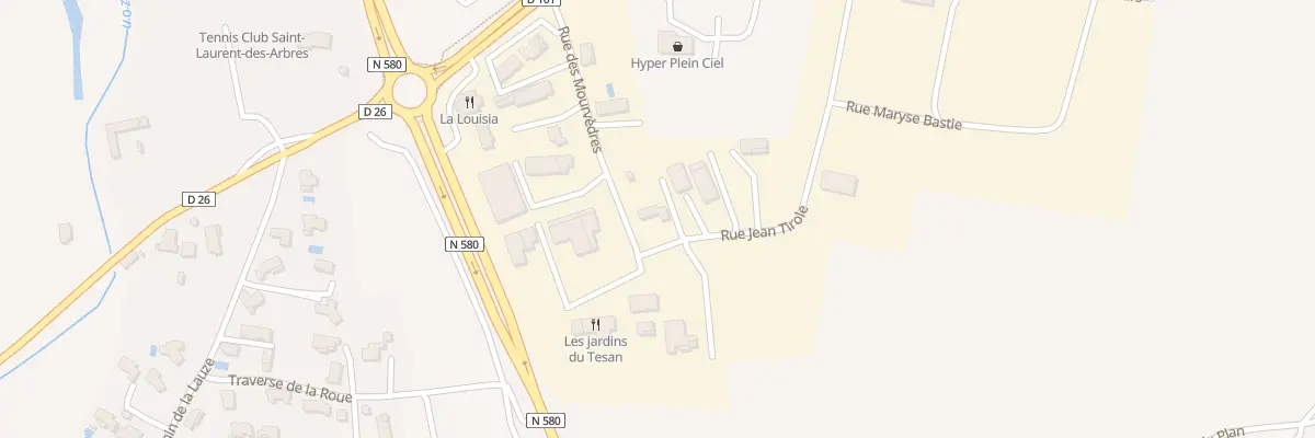 Plan du 257 Rue des Mourvèdres à Saint-Laurent-des-Arbres
