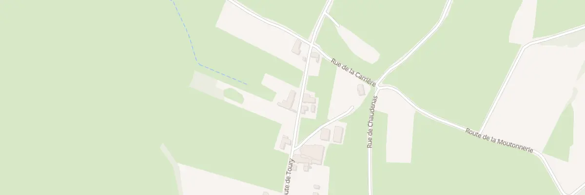 Plan du 8 Rte de Toury à Bray