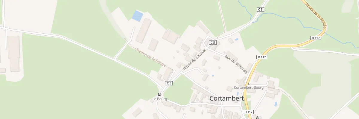 Plan du 172 Rte de Lavaux à Cortambert