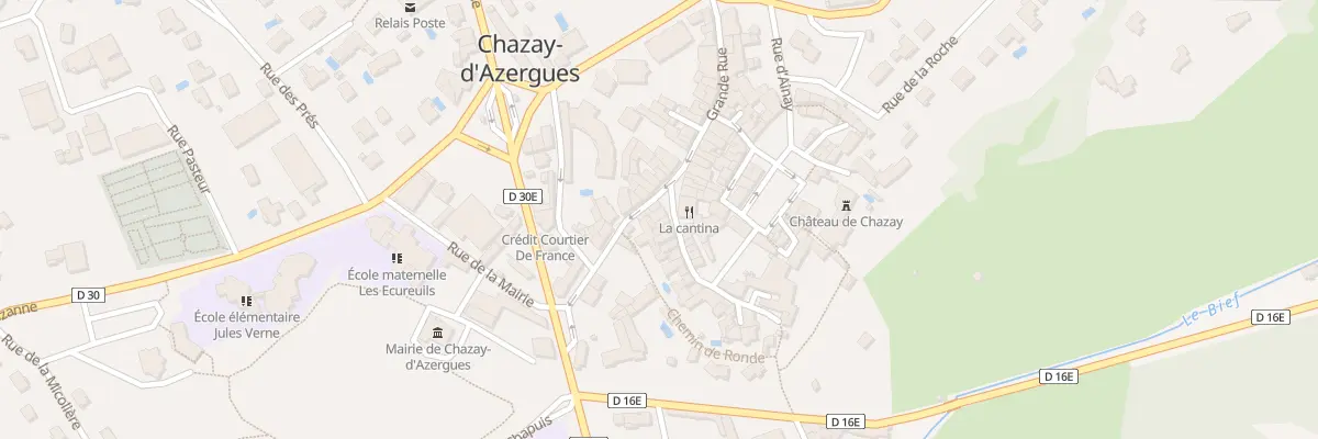 Plan du 9 Pl du Marche à Chazay-d’Azergues