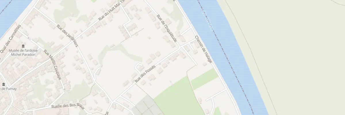 Plan du 9009 Rue des Fosses à Fumay