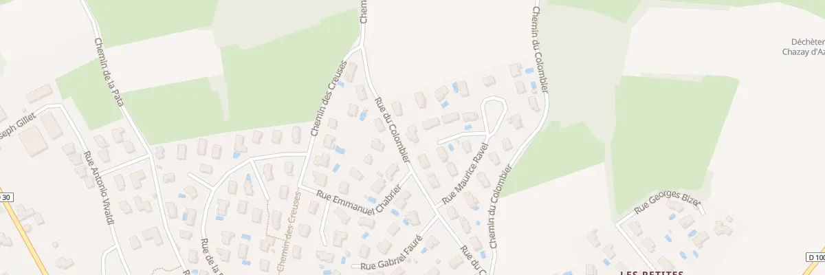 Plan du 34 Rue du Colombier à Chazay-d’Azergues