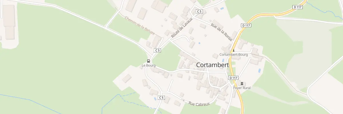 Plan du 192 Rue du Lavoir à Cortambert