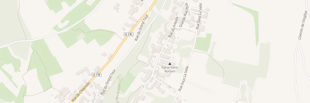 Plan du 5140 Le Village Haut à Saint-Romain