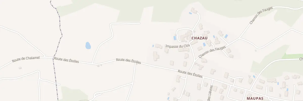 Plan du 5707 Chazau à Malleval