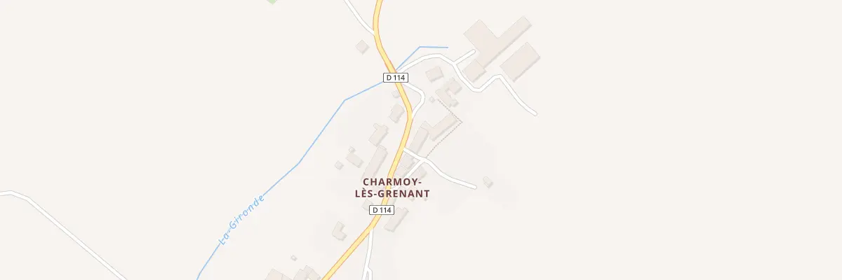 Plan du 16 Rue du Lavoir à Grenant-lès-Sombernon