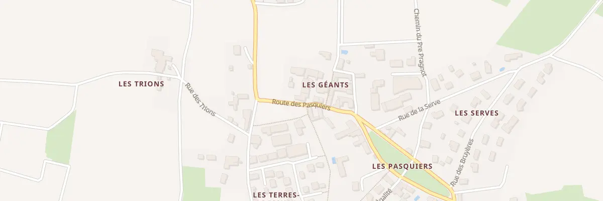 Plan du 517 Rte des Pasquiers à Lancié