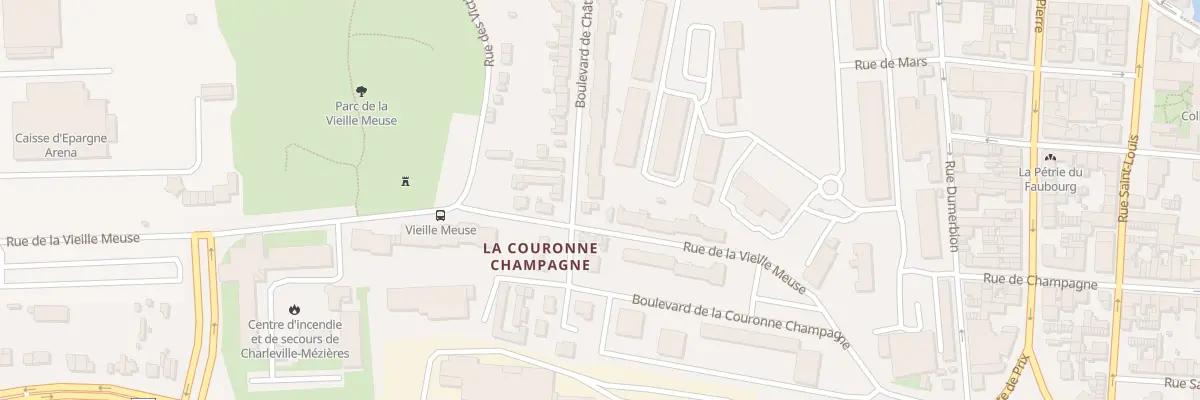 Plan du 61 Bd de Chatillon à Charleville-Mézières