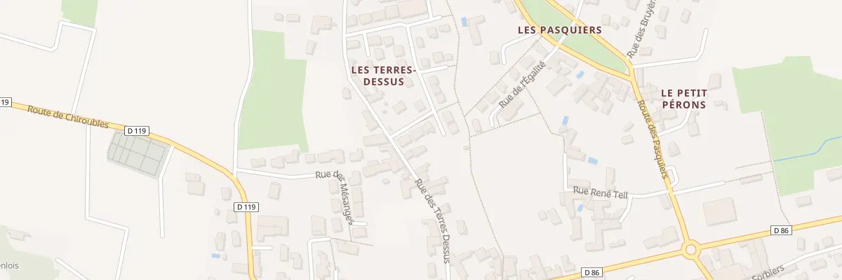 Plan du 23 Rue des Vignes à Lancié