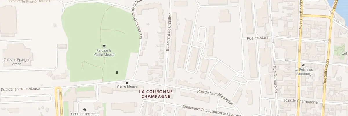 Plan du 43 Bd de Chatillon à Charleville-Mézières