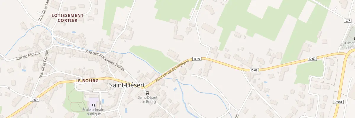 Plan du 30 Av de Bourgogne à Saint-Désert