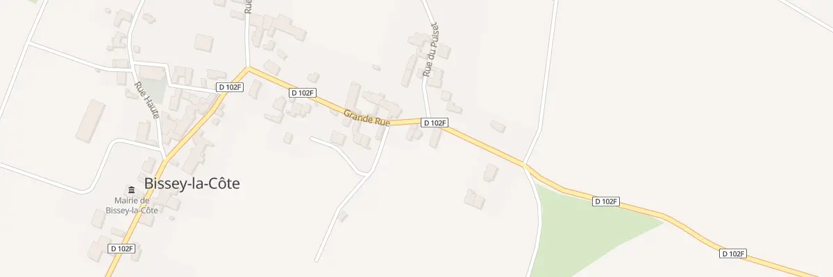 Plan du 16 Gr Grande Rue à Bissey-la-Côte