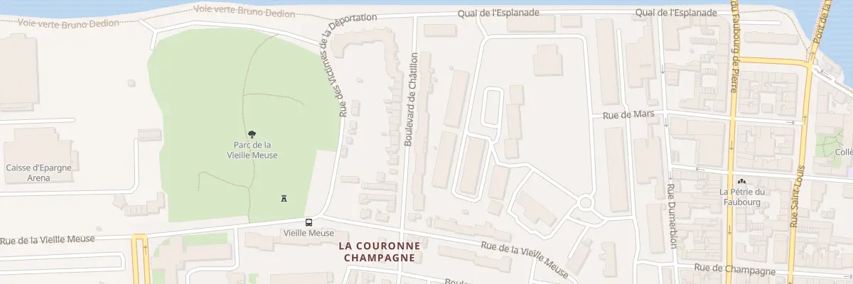Plan du 35 Bd de Chatillon à Charleville-Mézières