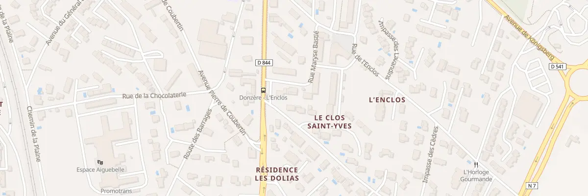 Plan du 2 Lot Le Clos St Yves à Donzère