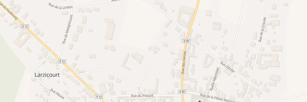 Plan du 7 Rue des Fosses à Larzicourt