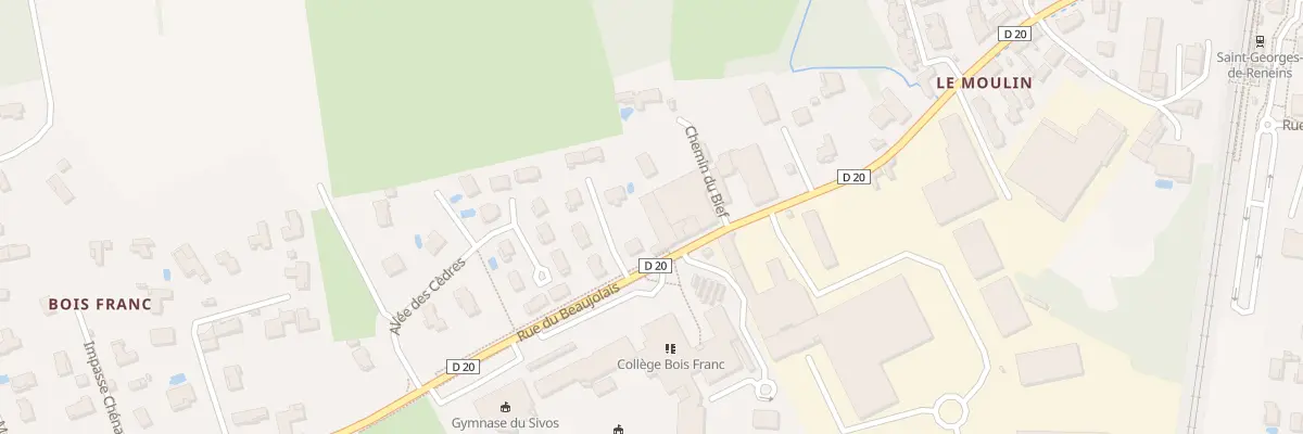 Plan du 534 Rue du Beaujolais à Saint-Georges-de-Reneins