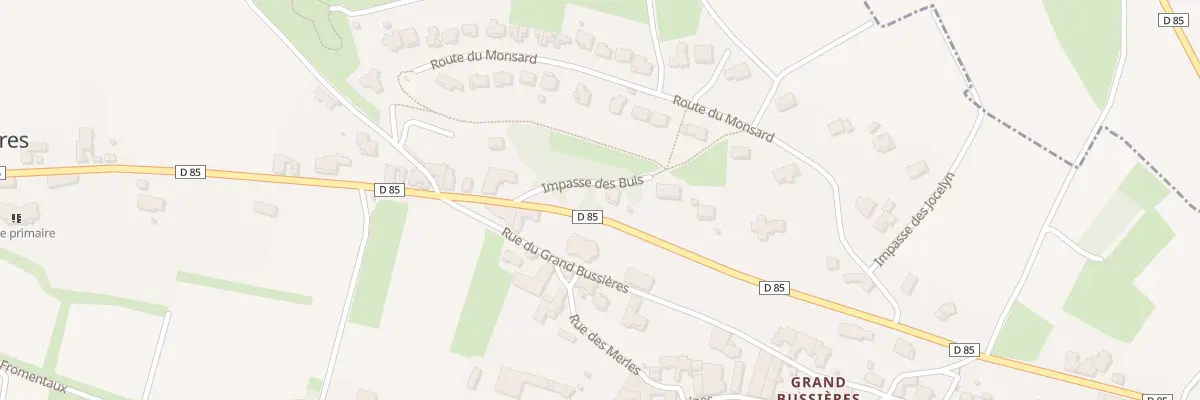 Plan du 66 Imp des Buis à Bussières