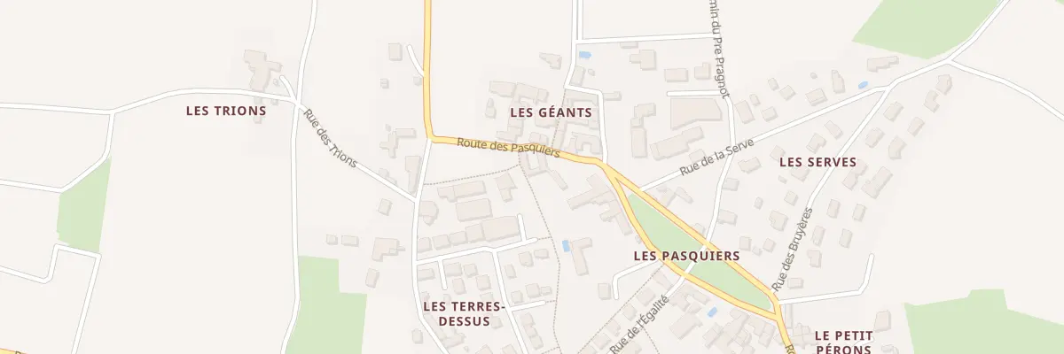 Plan du 508 Rte des Pasquiers à Lancié