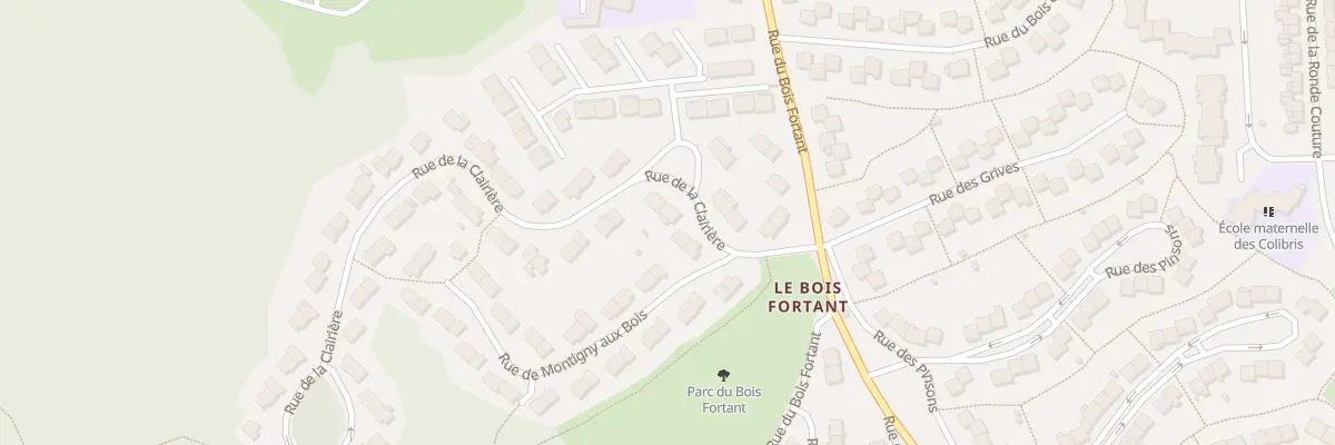 Plan du 3 Rue de la Clairière à Charleville-Mézières