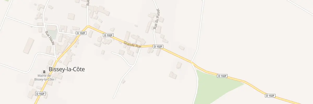 Plan du 18 Gr Grande Rue à Bissey-la-Côte