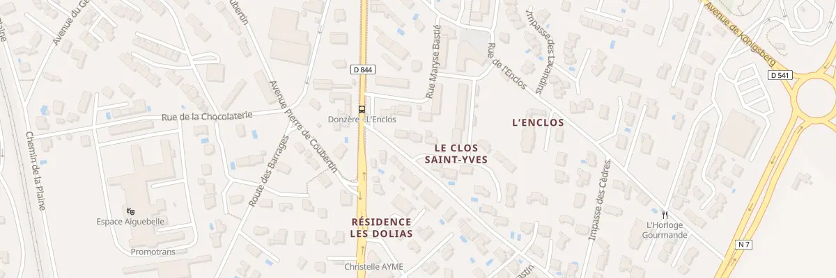 Plan du 4 Lot Le Clos St Yves à Donzère