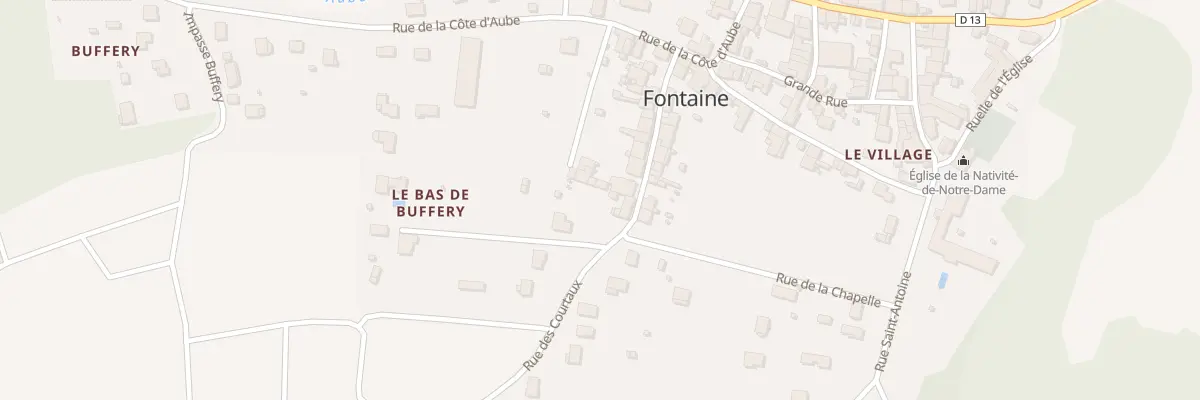 Plan du 17 Rue des Courtaux à Fontaine