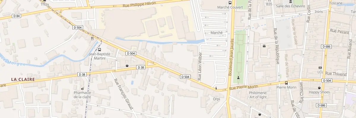 Plan du 434 Rue de Thizy à Villefranche-sur-Saône