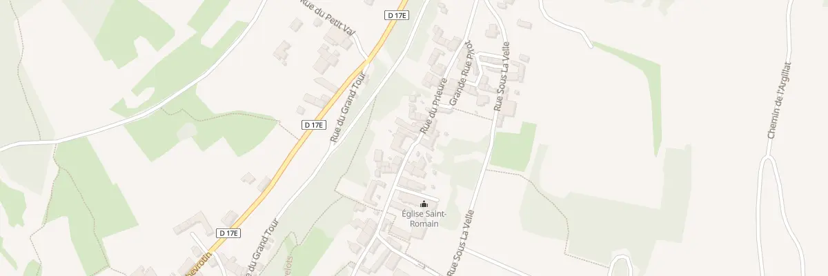 Plan du 5136 Le Village Haut à Saint-Romain