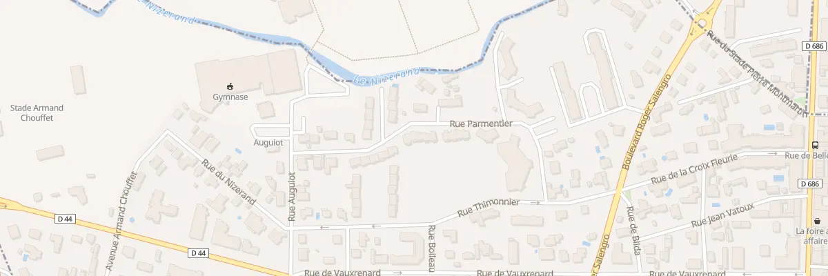 Plan du 233 Rue Parmentier à Villefranche-sur-Saône