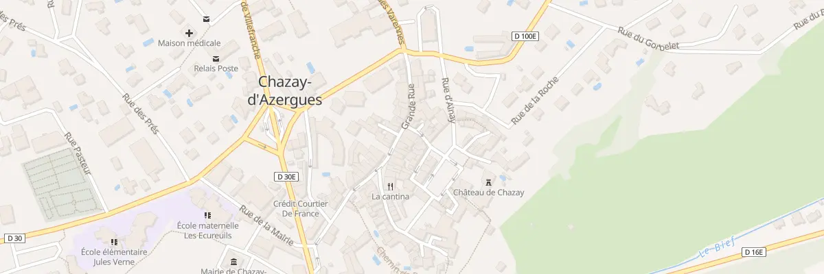 Plan du 11 Gr Grande Rue à Chazay-d’Azergues