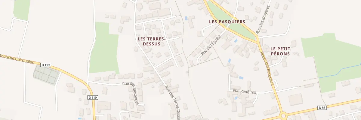 Plan du 6 Che des Ceps à Lancié