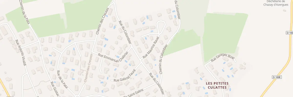 Plan du 3 Rue Maurice Ravel à Chazay-d’Azergues