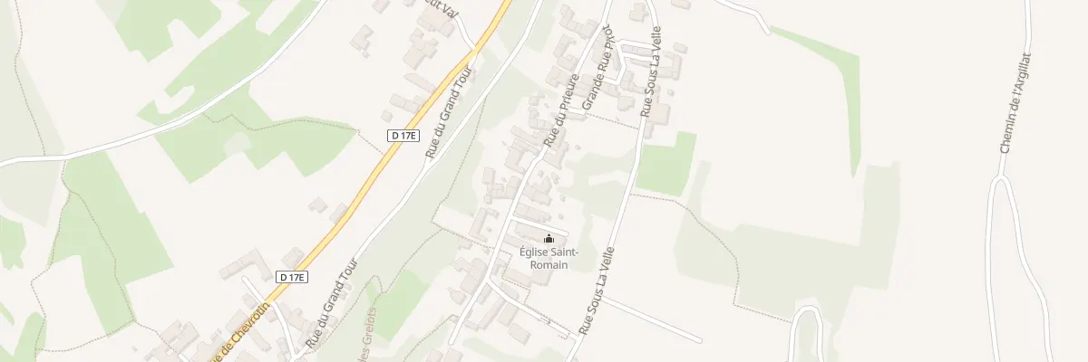 Plan du 5198 Le Village Haut à Saint-Romain