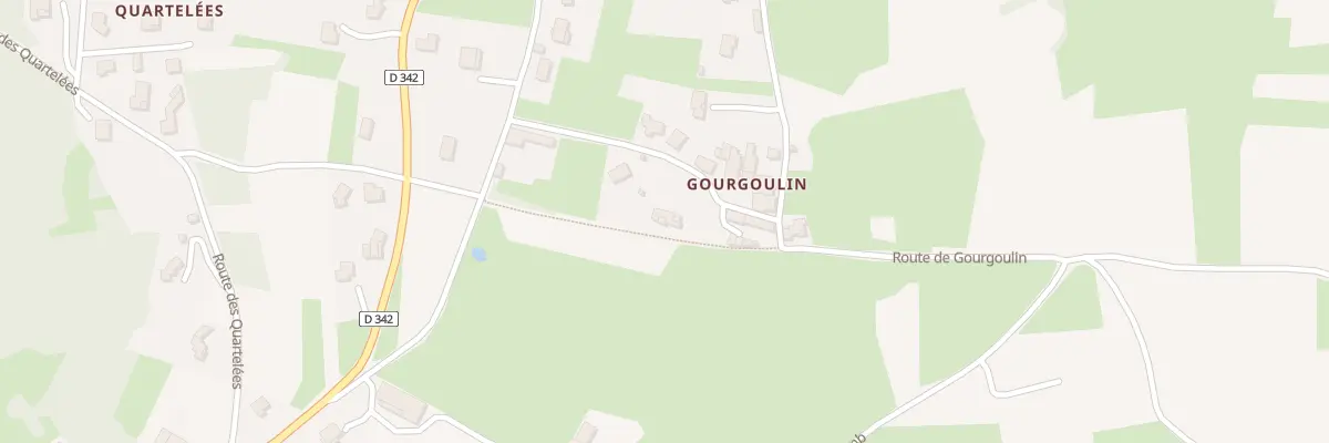 Plan du 376 Rte de Gourgoulin à Vinzieux