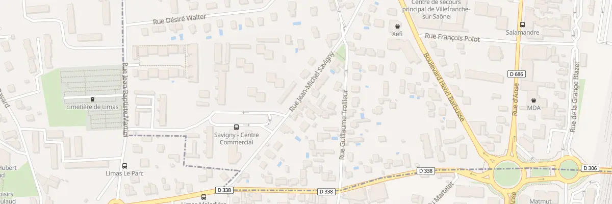 Plan du 507 Rue Jean-Michel Savigny à Villefranche-sur-Saône
