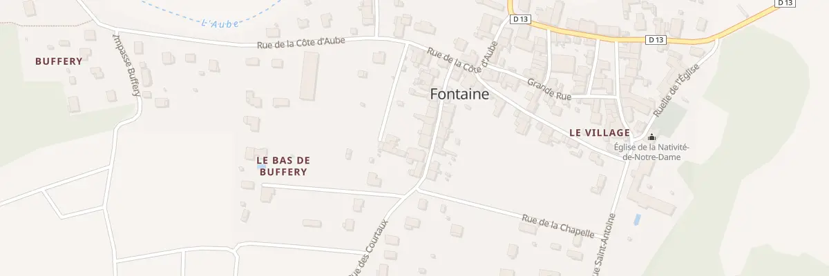 Plan du 15 Rue des Courtaux à Fontaine