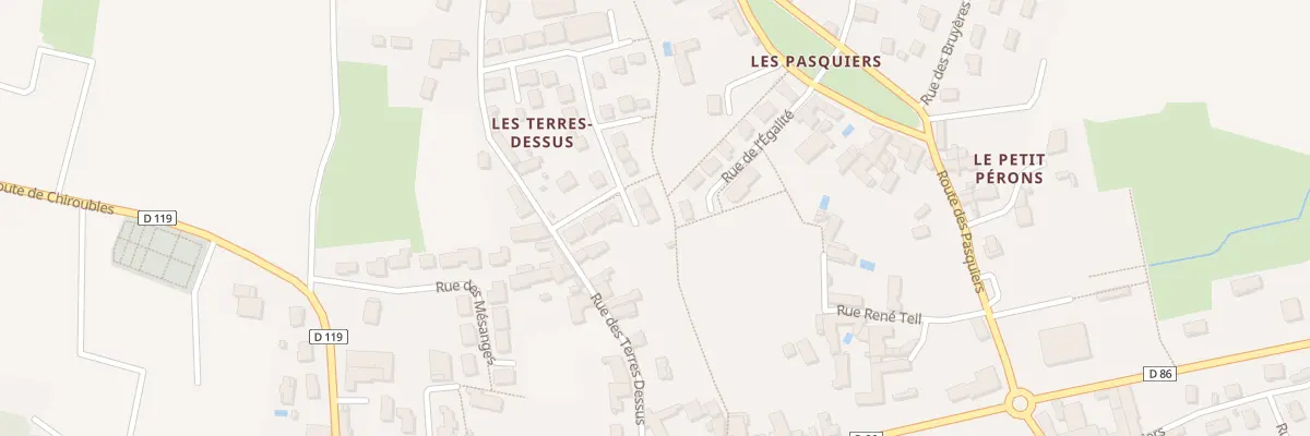 Plan du 22 Che des Ceps à Lancié
