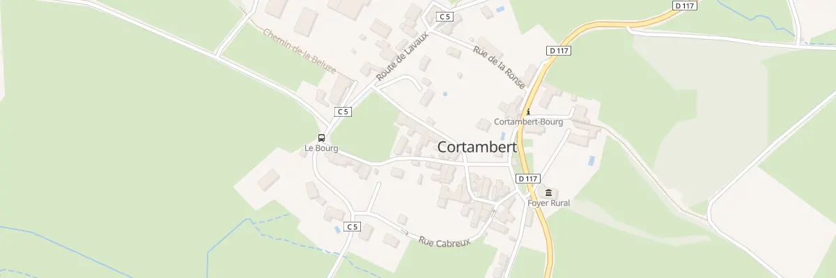 Plan du 5119 Cortambert à Cortambert