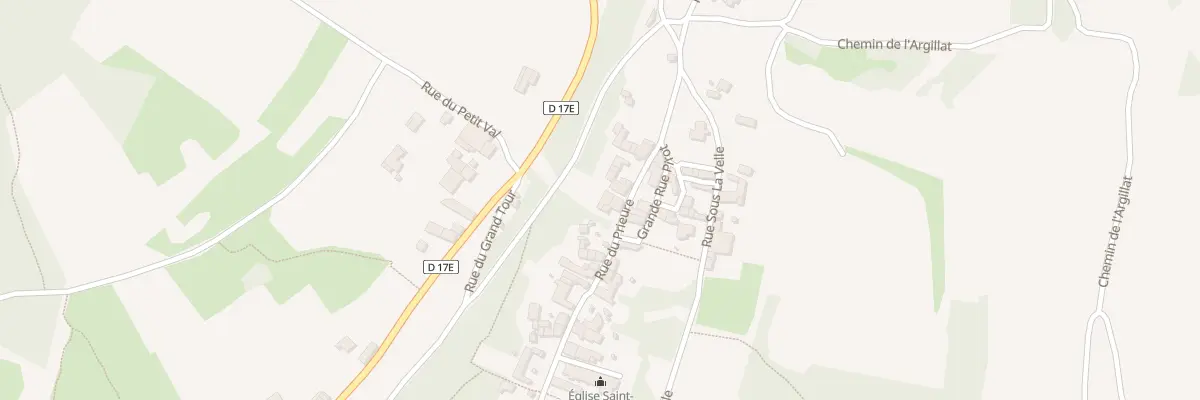 Plan du 5130 Le Village Haut à Saint-Romain