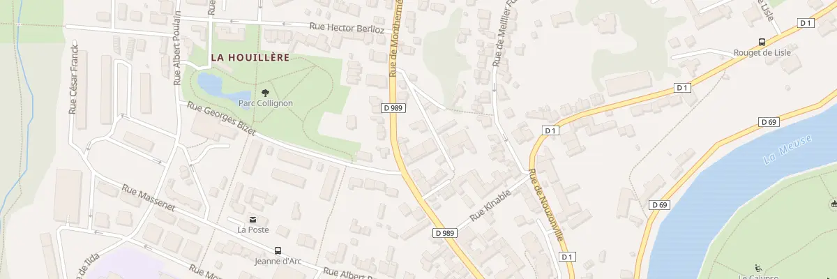 Plan du 68 Rue de Monthermé à Charleville-Mézières