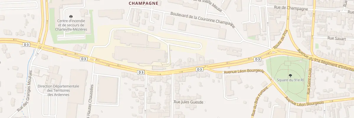 Plan du 30 Rte de Prix à Charleville-Mézières
