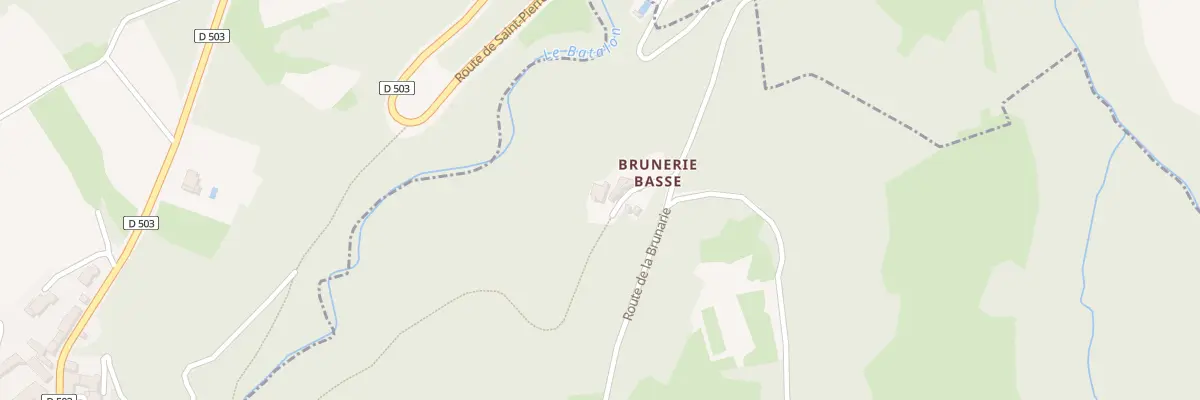 Plan du 2302 Rte de la Brunarie à Maclas