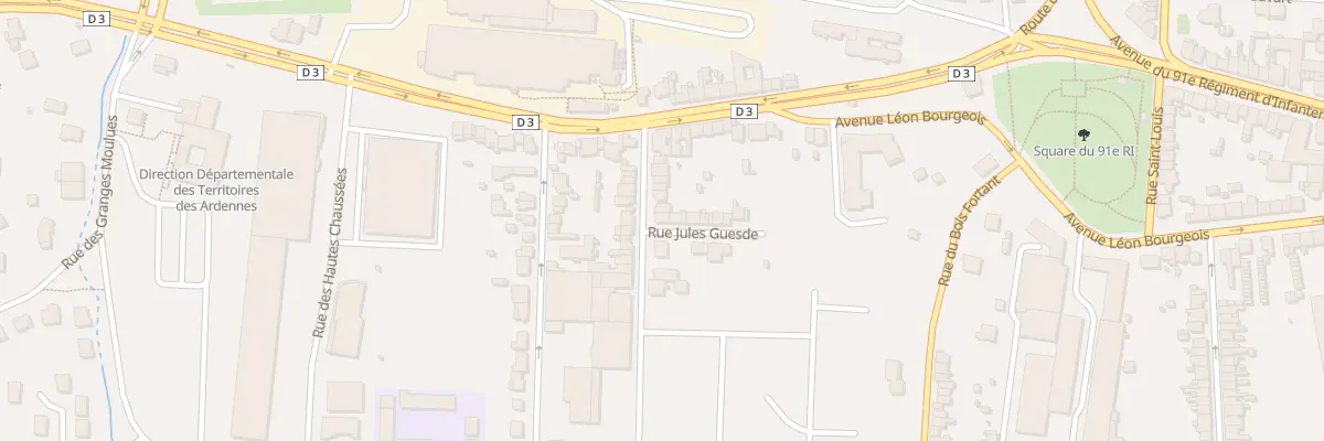 Plan du 15 Rue Jules Lobet à Charleville-Mézières