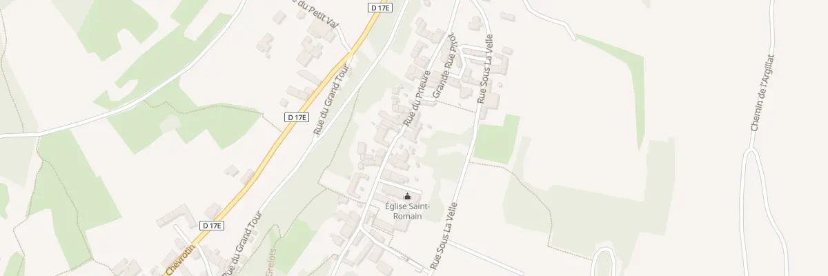 Plan du 5158 Le Village Haut à Saint-Romain