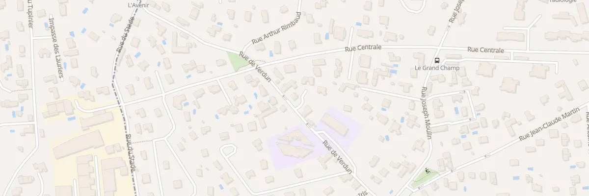 Plan du 38T Rue de Verdun à Craponne