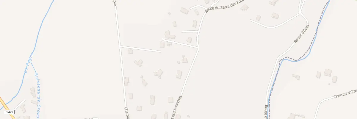 Plan du 305 Rte du Serre des Fourches à Saint-Symphorien-sous-Chomérac